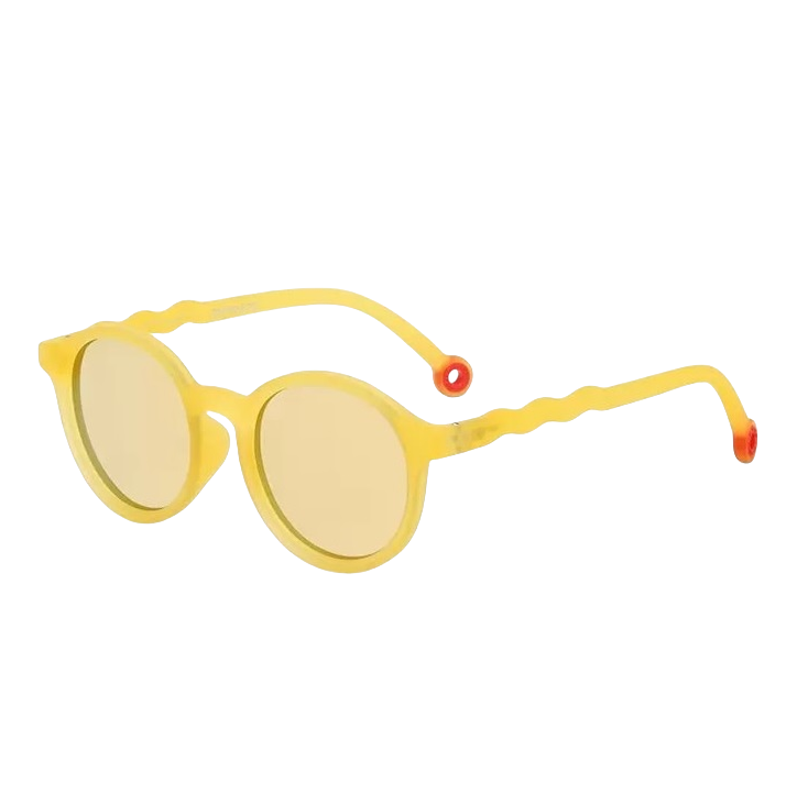 OLIVIO & CO OVAL MOSAIC SUNGLASSES VAN GOGH YELLOW