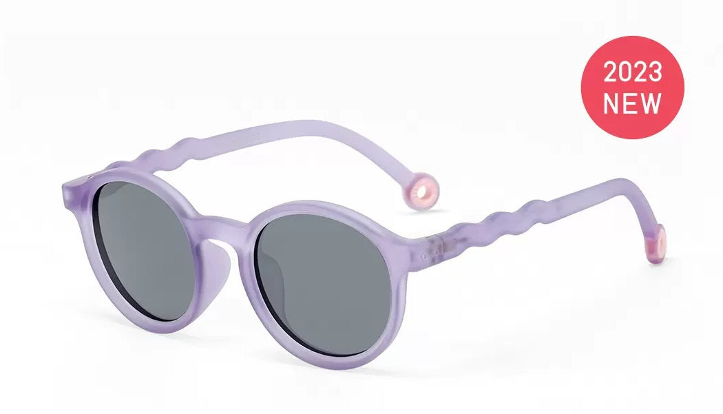 OLIVIO & CO OVAL PEARL SUNGLASSES SHELL PURPLE
