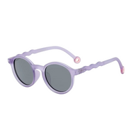 OLIVIO & CO OVAL PEARL SUNGLASSES SHELL PURPLE