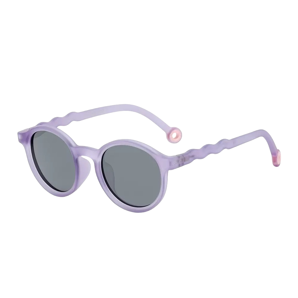 OLIVIO & CO OVAL PEARL SUNGLASSES SHELL PURPLE