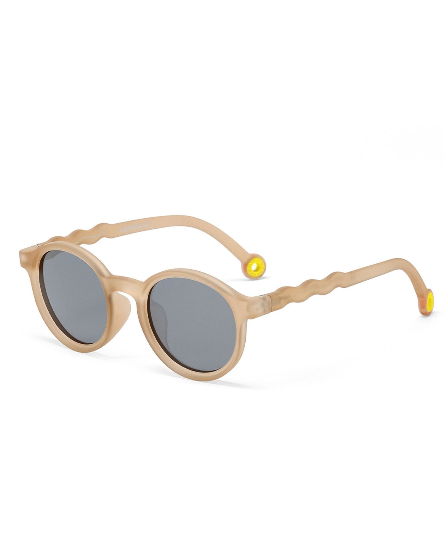 OLIVIO & CO OVAL SUNGLASSES CLASSIC OLIVIO  SAND BEIGE