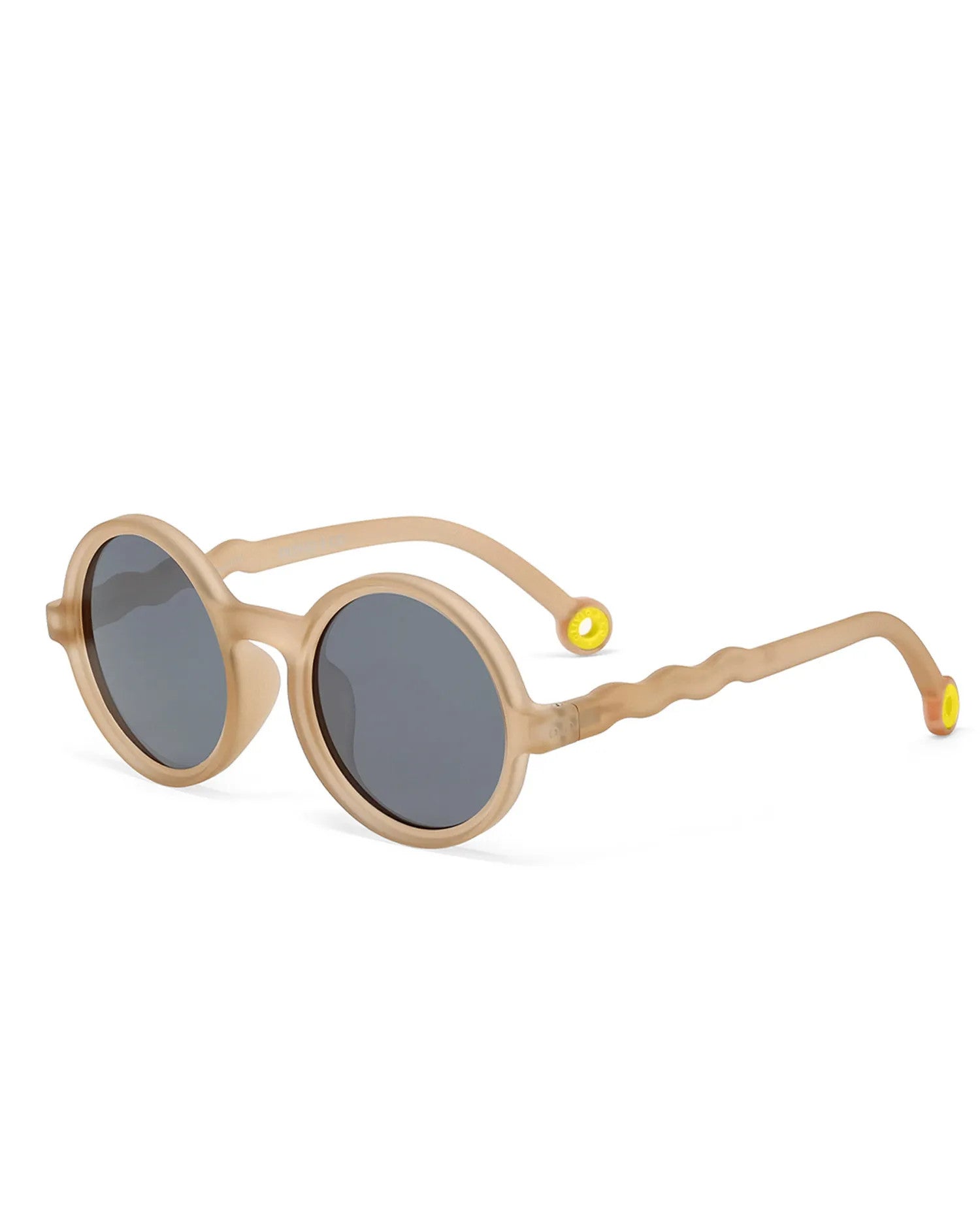 OLIVIO & CO ROUND SUNGLASSES CLASSIC OLIVIO  SAND BEIGE