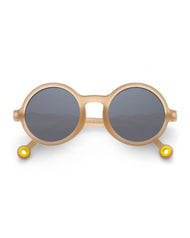 OLIVIO & CO ROUND SUNGLASSES CLASSIC OLIVIO  SAND BEIGE