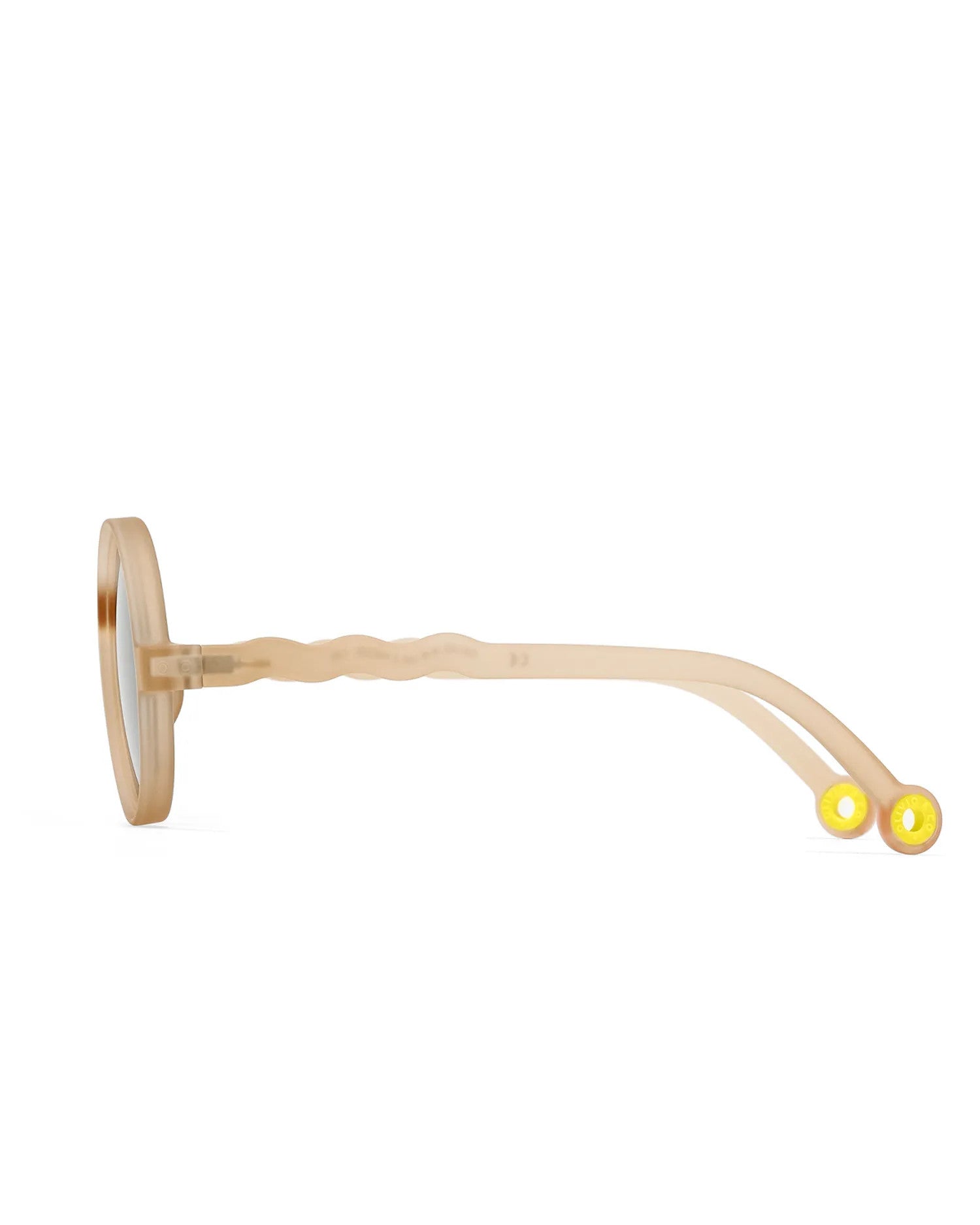 OLIVIO & CO ROUND SUNGLASSES CLASSIC OLIVIO  SAND BEIGE