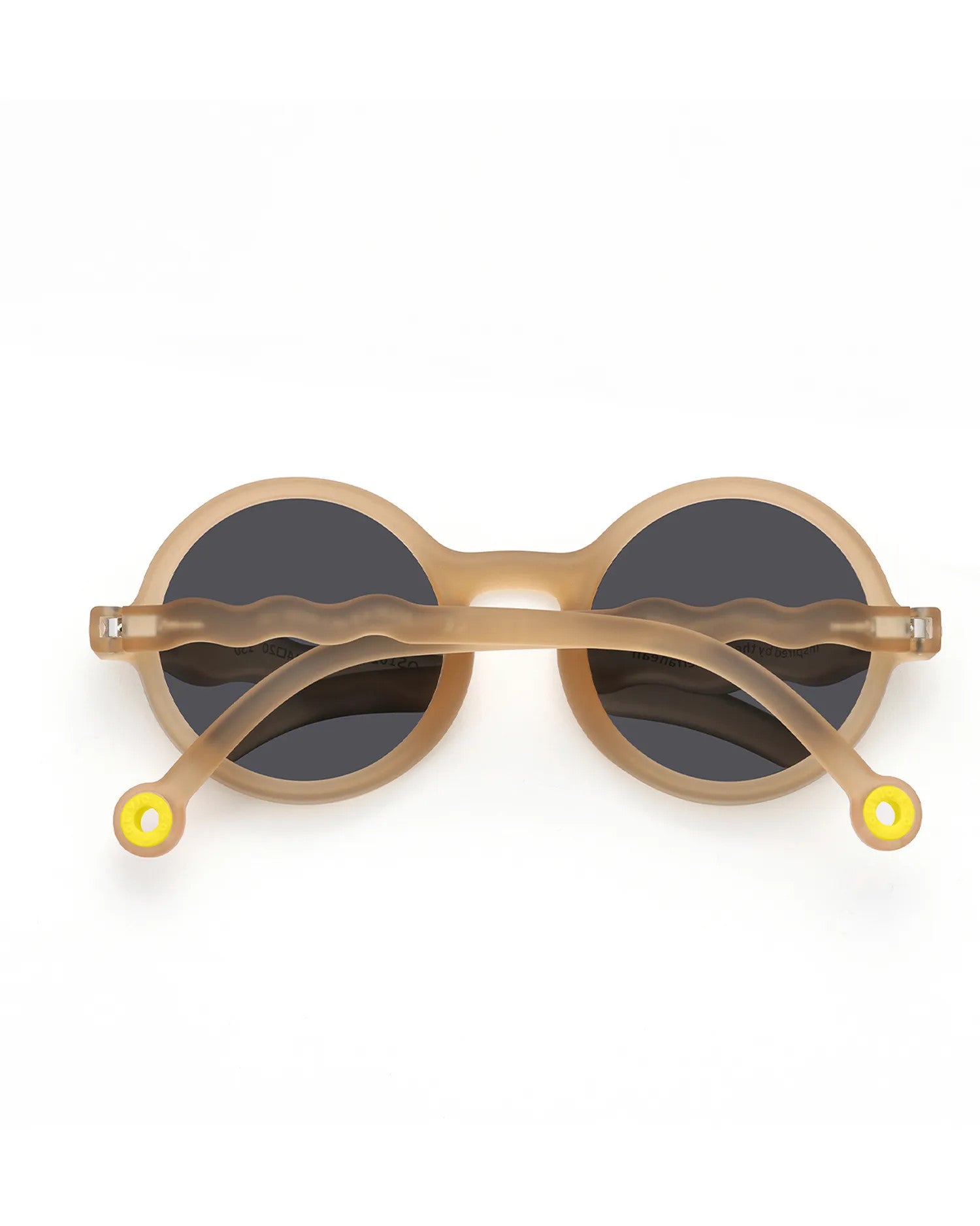OLIVIO & CO ROUND SUNGLASSES CLASSIC OLIVIO  SAND BEIGE