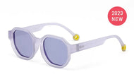 OLIVIO & CO SQUARE CREATIVE EDITION D SUNGLASSES SHELL PURPLE