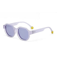 OLIVIO & CO SQUARE CREATIVE EDITION D SUNGLASSES SHELL PURPLE