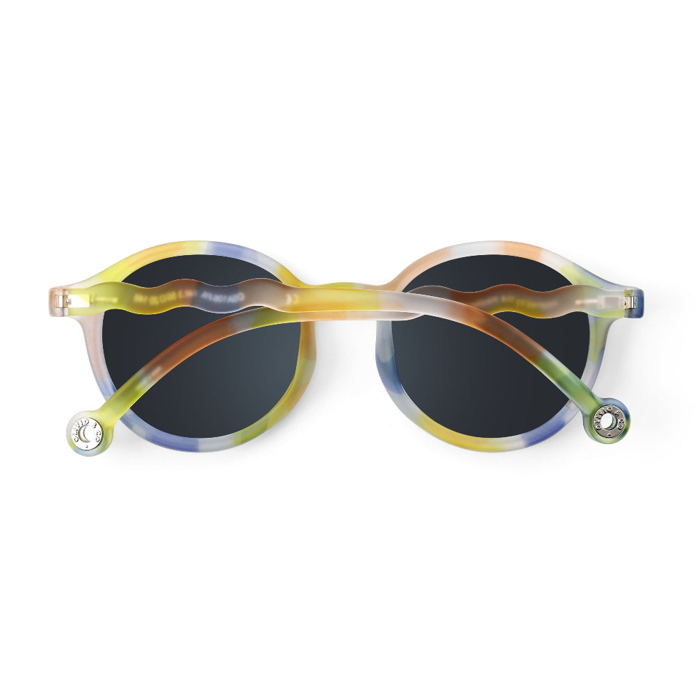 Olivio & Co oval sunglasses multicolor art brush