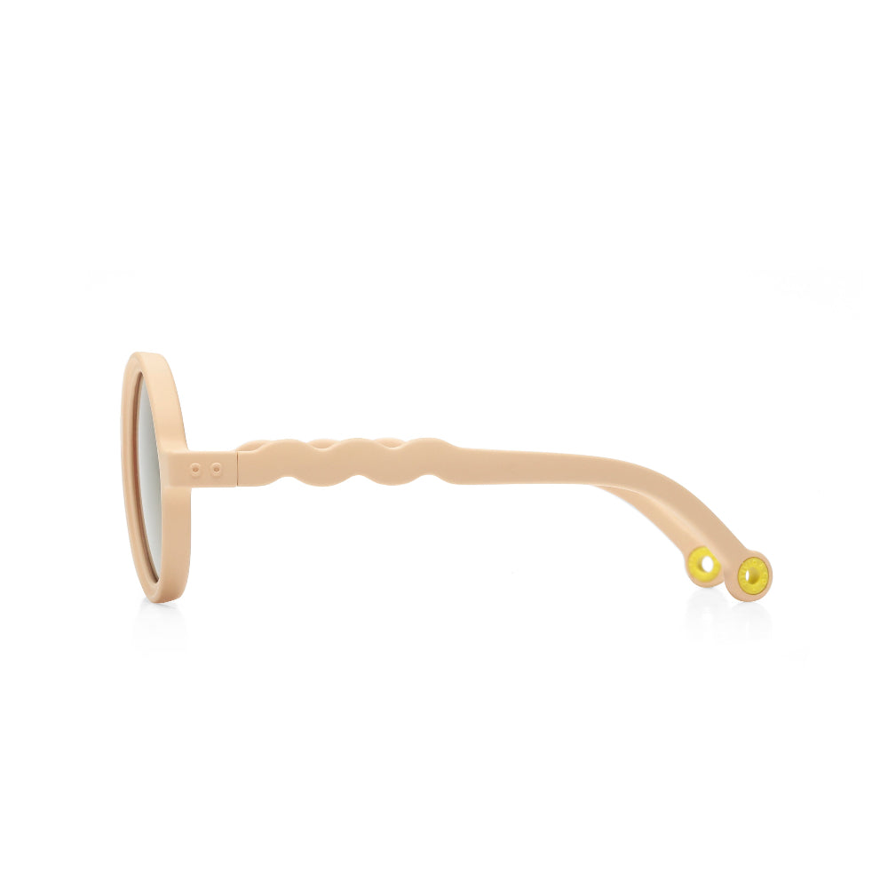 Olivio & Co Round Sunglasses Kids Classic Olivio Desert Sand