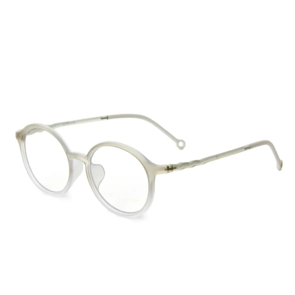 Olivio & Co Oval Screen Glasses Kids/Junior Foggy White