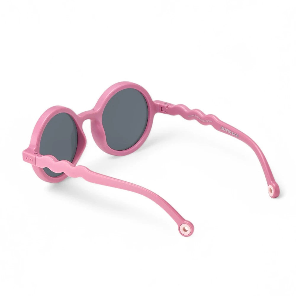 OLIVIO & CO ROUND SUNGLASSES BABY FLOWER STALL ROCK ROSE - baby enRoute