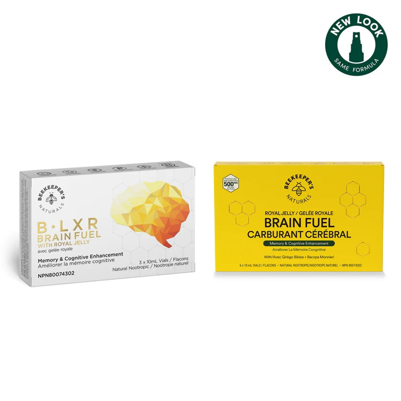 BEEKEEPER'S NATURALS B. LXR BRAIN FUEL 24X10ML