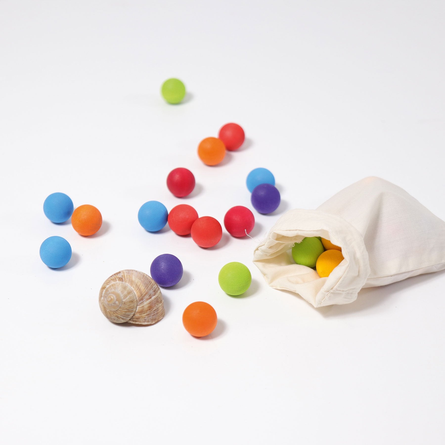 GRIMM'S MULTI-COLOURED MARBLES 35PC