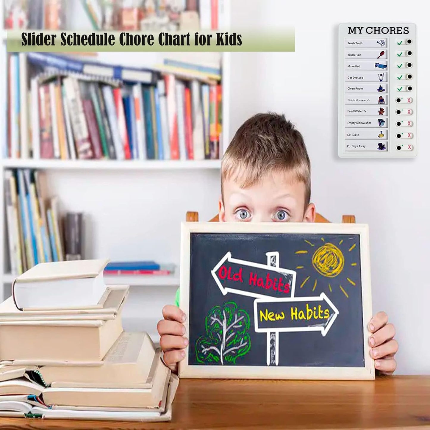MY CHORES CHECKLIST DAILY SCHEDULE BOARD (2PC) - baby enRoute