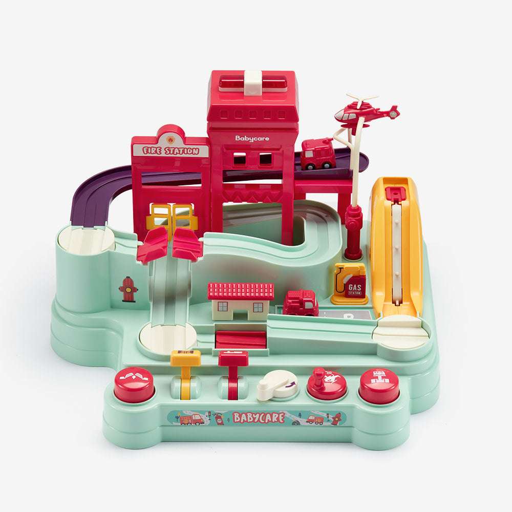 BC BABYCARE FIRE STATION ADVENTURE TOY SET - baby enRoute