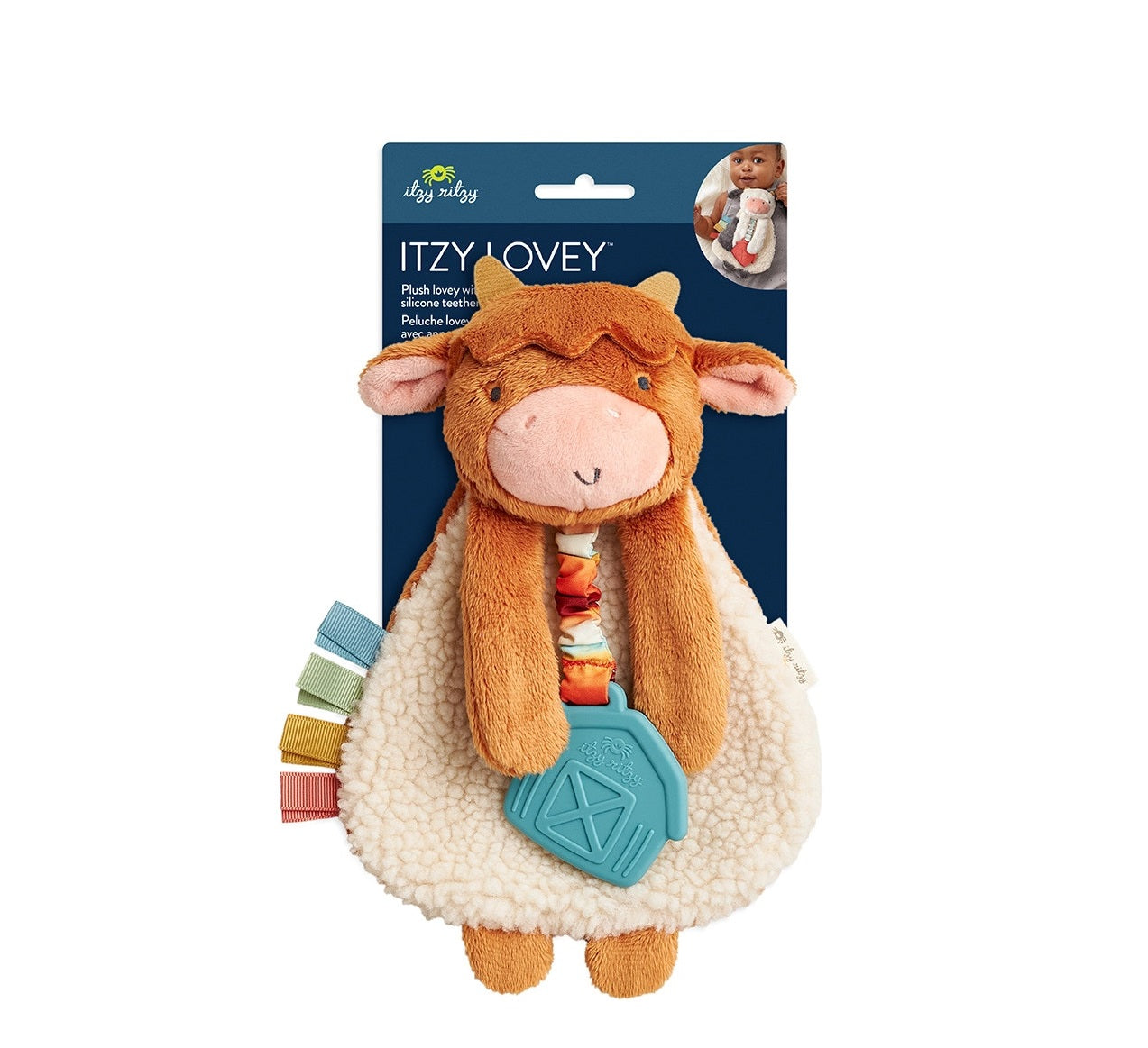 ITZY RITZY ITZY LOVEY PLUSH AND TEETHER TOY