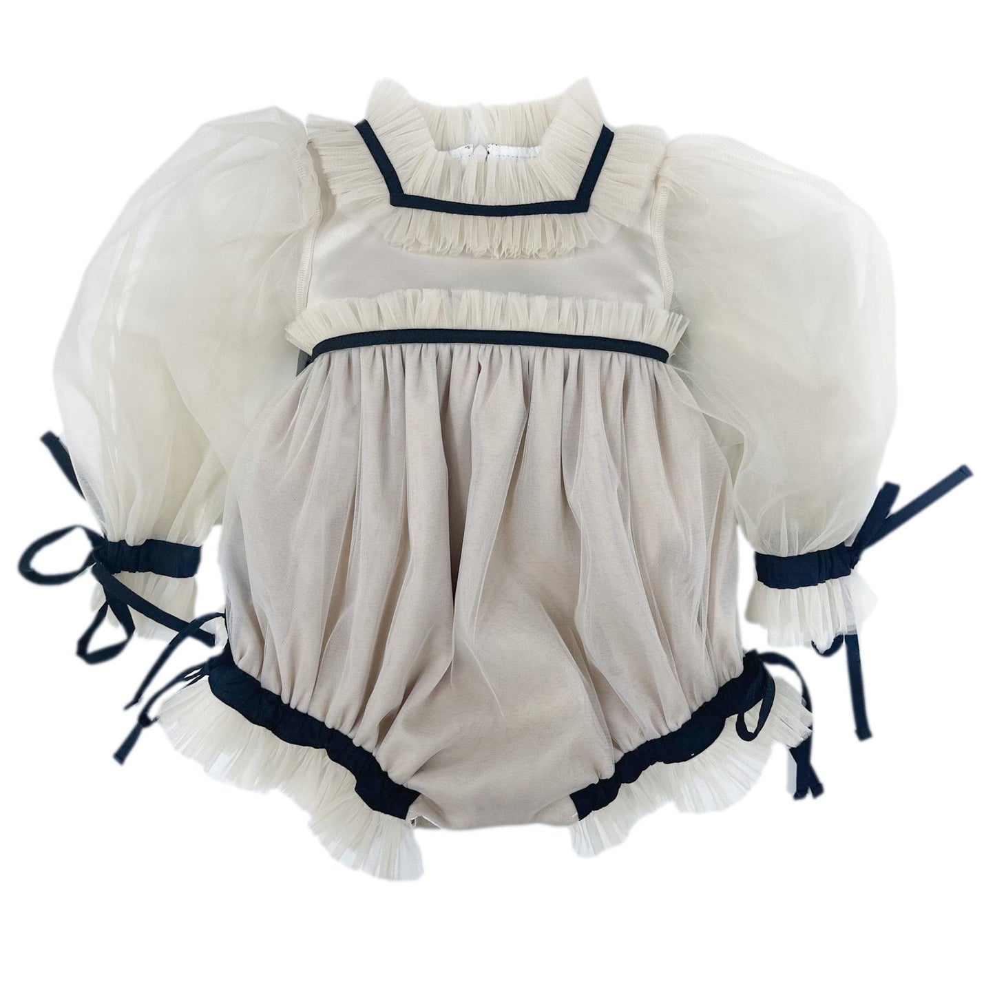 PETITE MAISON KIDS COCO CARAMEL ROMPER - baby enRoute