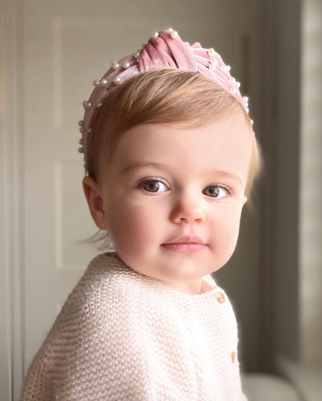 PETITE MAISON KIDS VELVET PEARL HEADBANDS - baby enRoute
