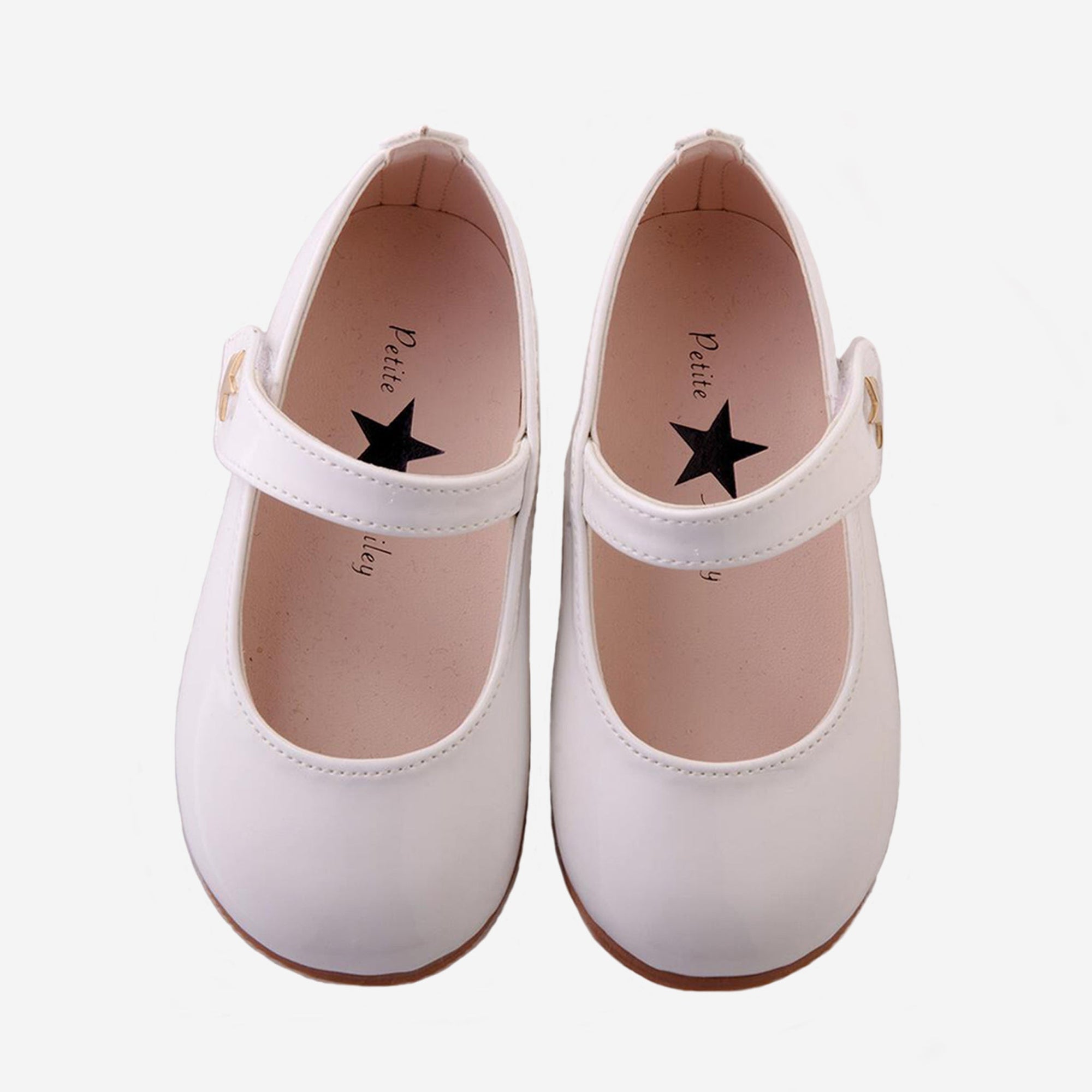 PETITE HAILEY PATENT MARYJANE SHOES WHITE