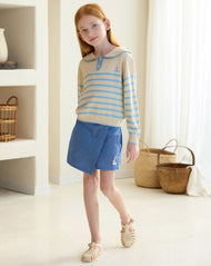 PETITE REVERY KNIT SWEATER SEASTRIPES