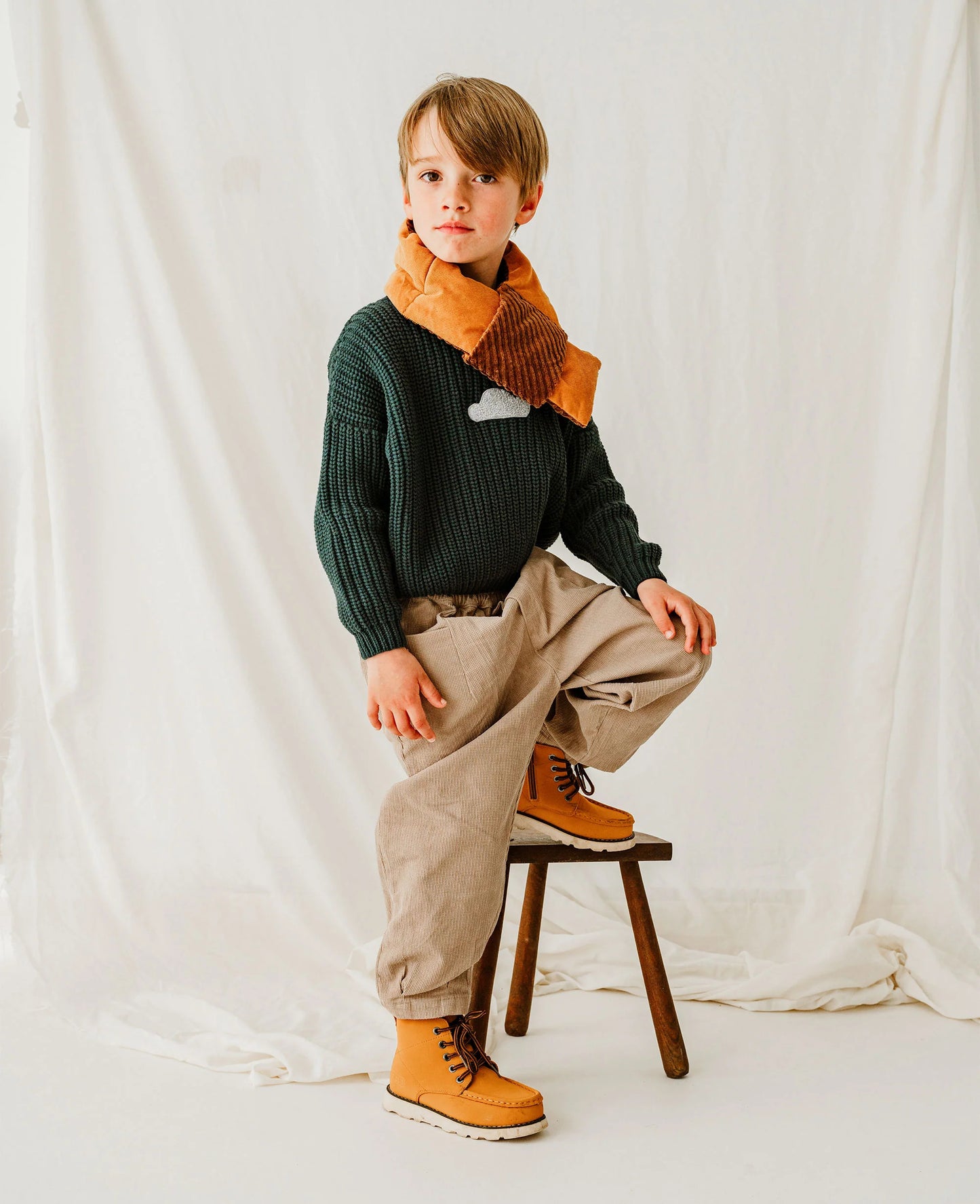 PETITE REVERY RELAXED FIT CORDUROY PANTS OAT - baby enRoute