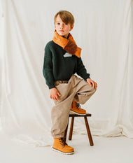 PETITE REVERY RELAXED FIT CORDUROY PANTS OAT