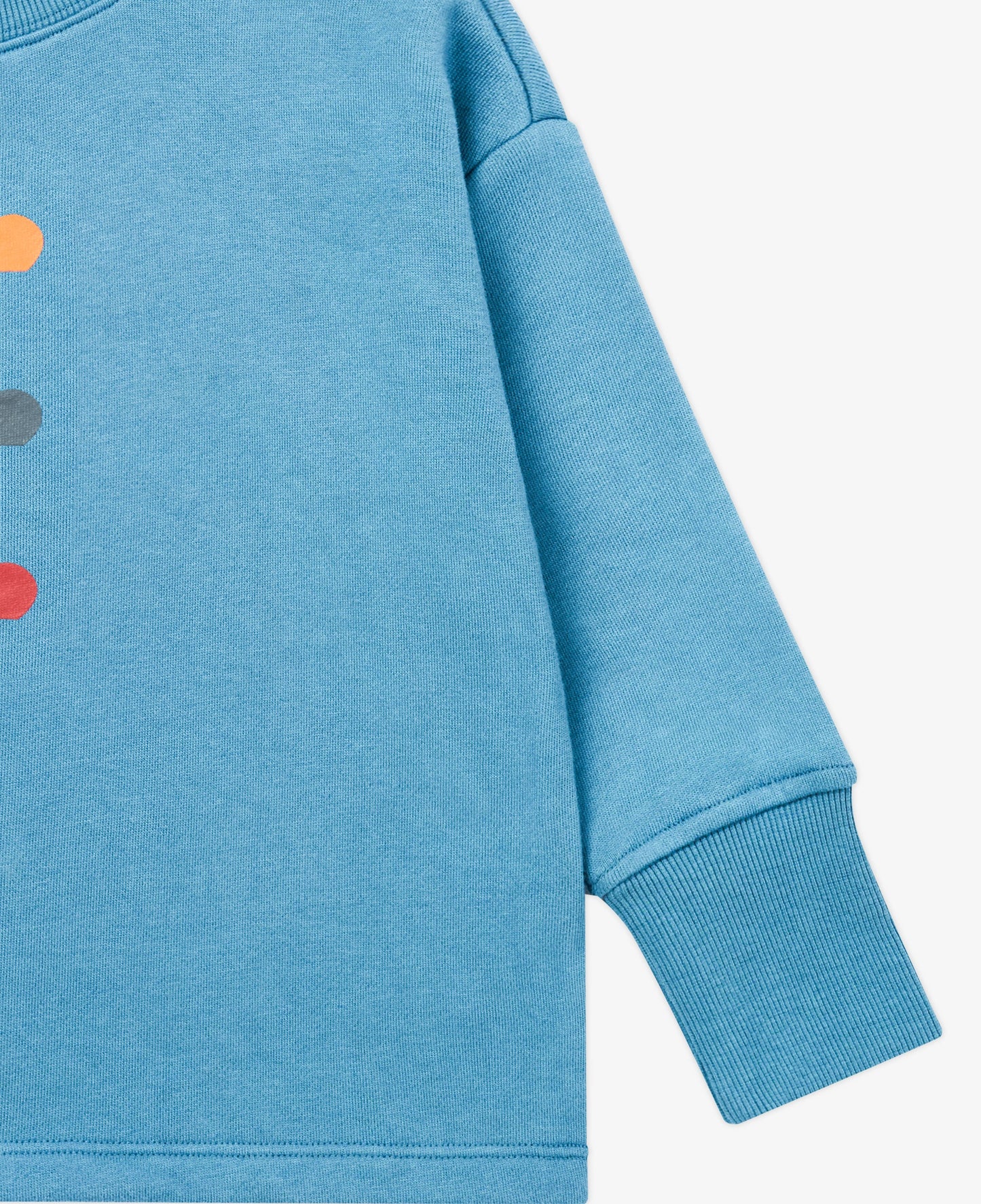 PETITE REVERY TRIO CLOUDS LONG SLEEVE TOP MINERAL BLUE - baby enRoute