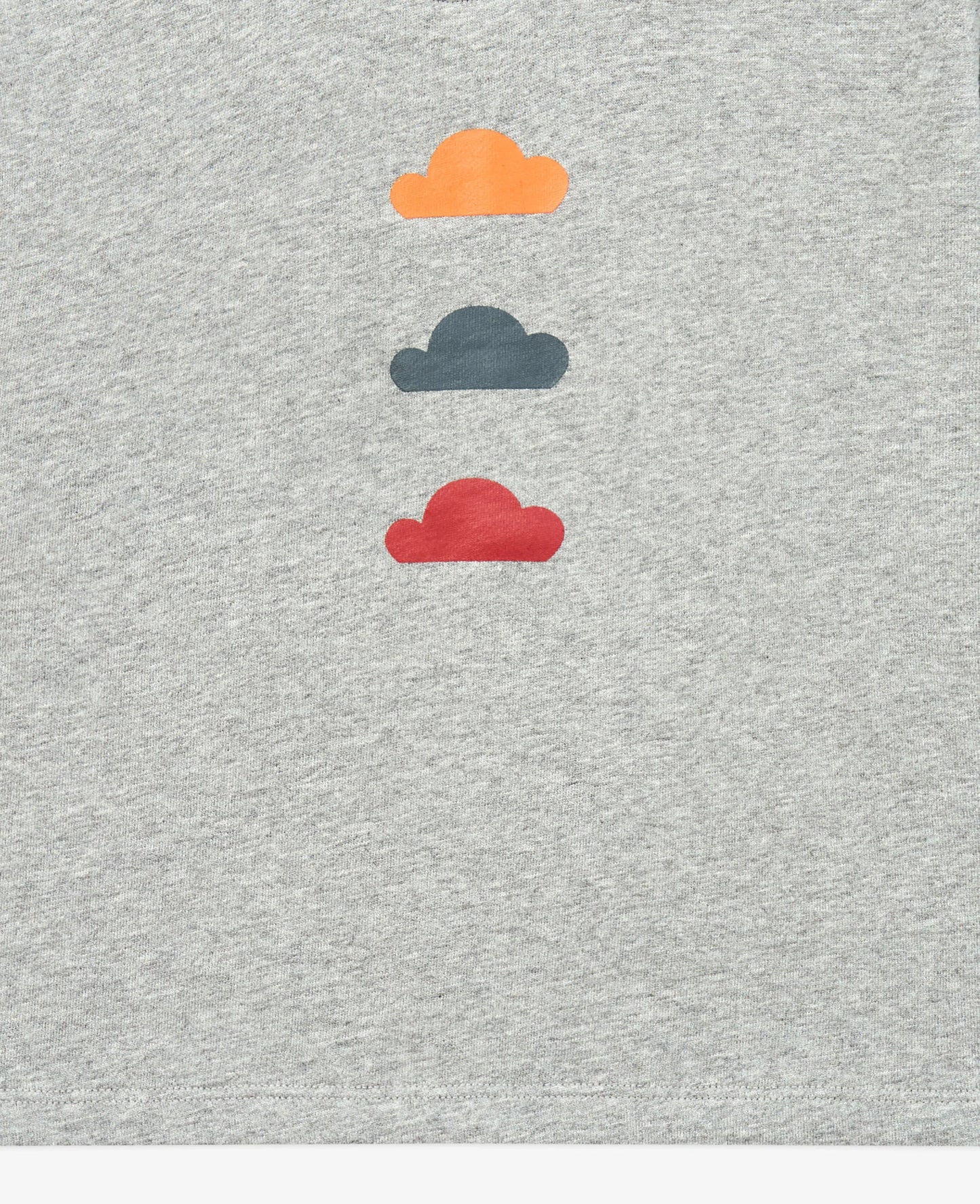 PETITE REVERY TRIO CLOUDS LONG SLEEVE TOP STONE - baby enRoute