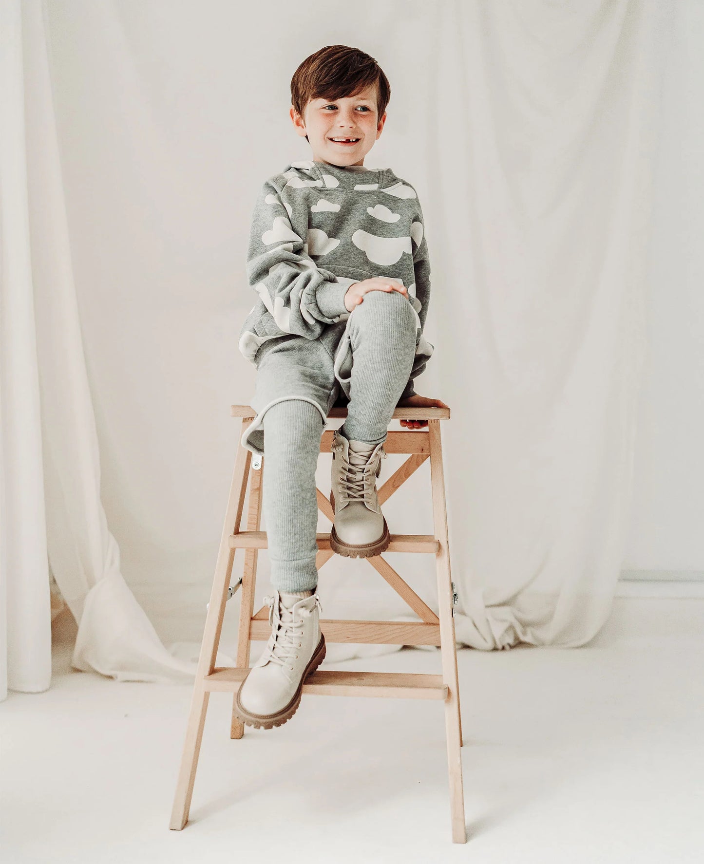 PETITE REVERY CLOUDS HOODIE DAYDREAMER - baby enRoute