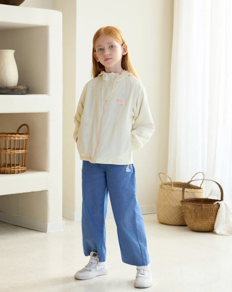 Petite Revery Hooded Windbreaker Jet Stream