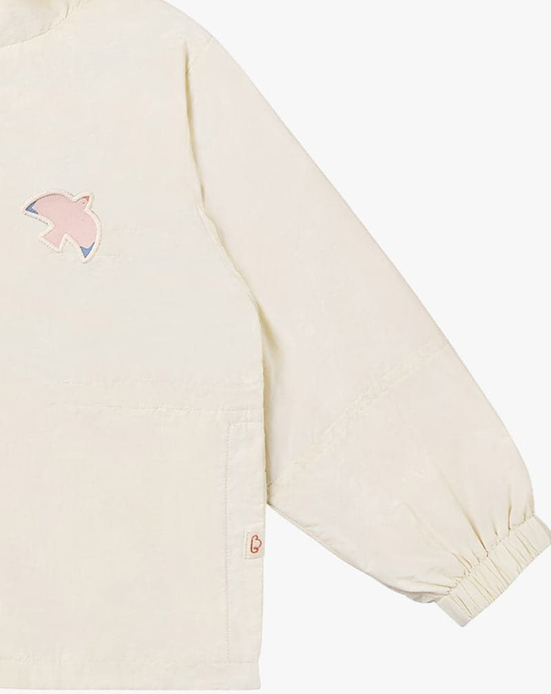 PETITE REVERY HOODED WINDBREAKER JET STREAM - baby enRoute