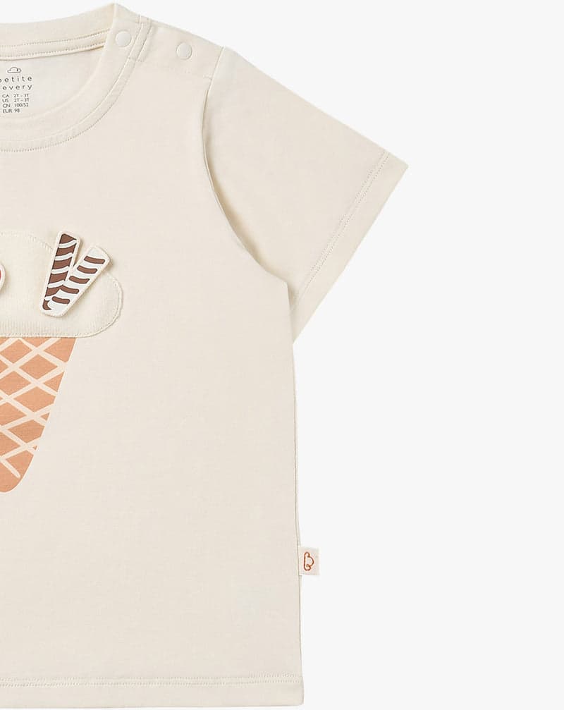 PETITE REVERY QUICK DRY COOLING COTTON SHORT SLEEVE TEE JET STREAM