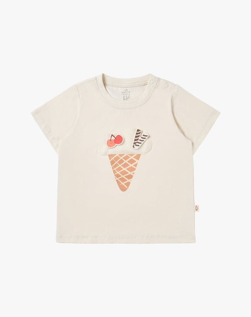 PETITE REVERY QUICK DRY COOLING COTTON SHORT SLEEVE TEE JET STREAM