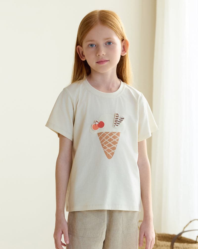 PETITE REVERY QUICK DRY COOLING COTTON SHORT SLEEVE TEE JET STREAM