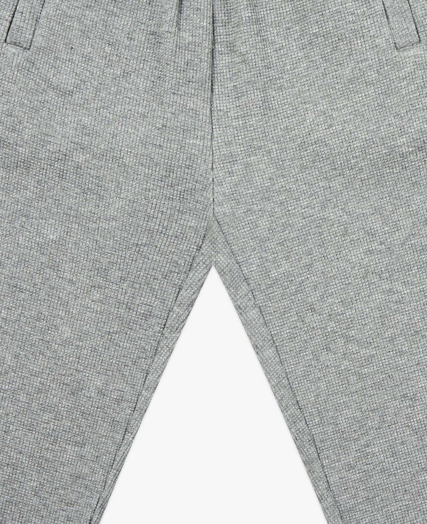 PETITE REVERY  RAW EDGE WAFFLE KNIT JOGGERS STONE - baby enRoute