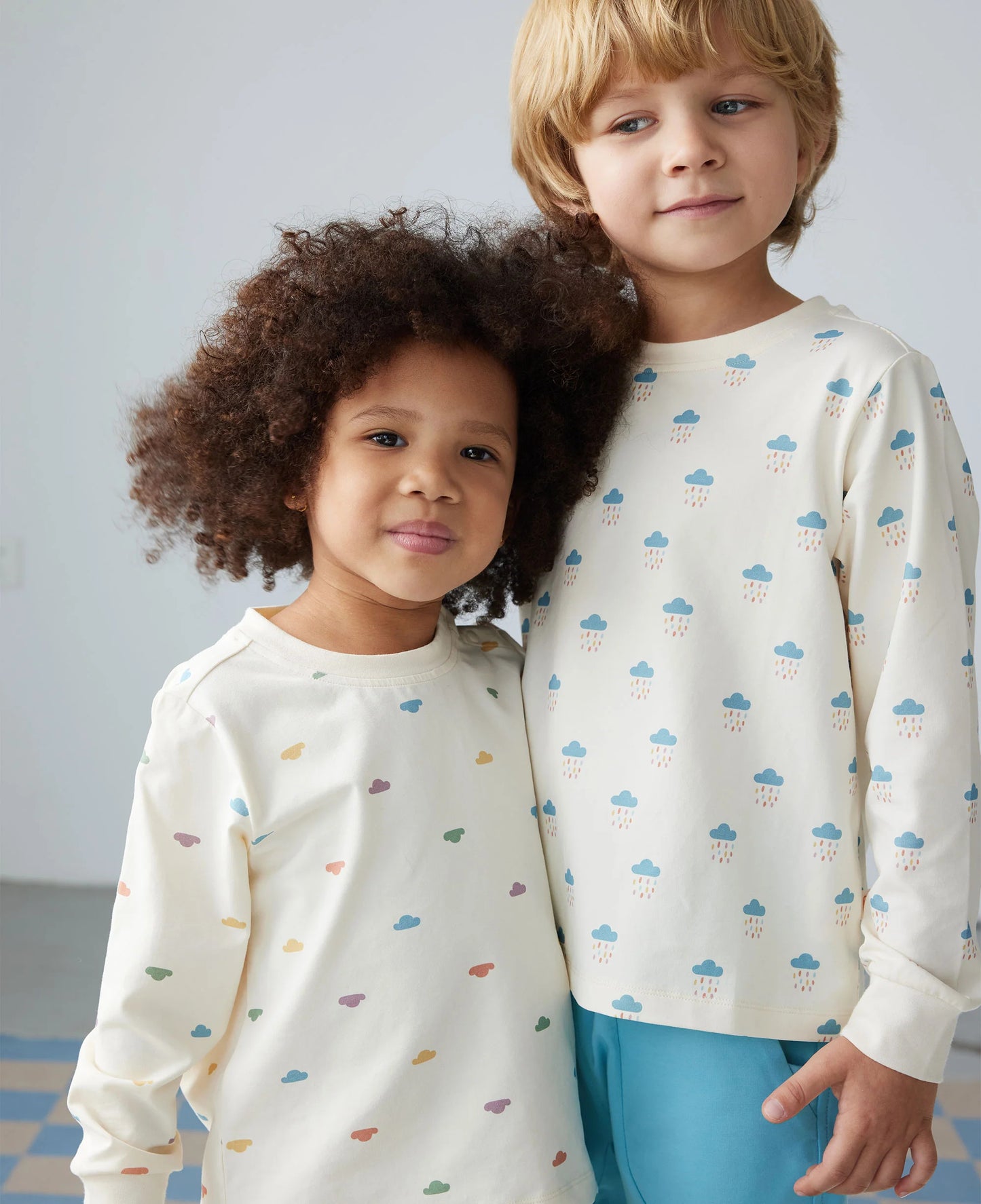 PETITE REVERY T-SHIRT-RAINBOW CLOUDS - baby enRoute
