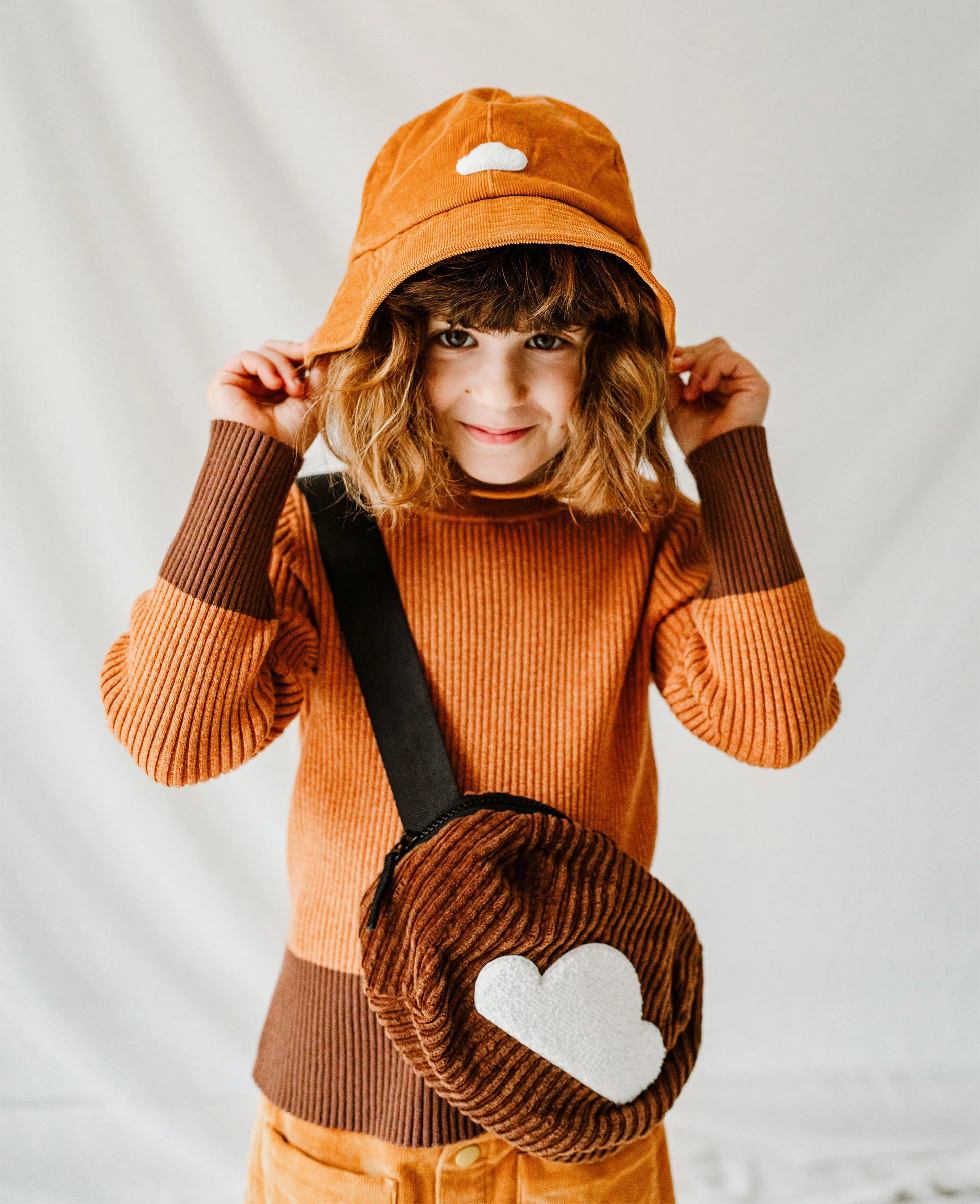 PETITE REVERY THIN CORDUROY BUCKET HAT TURMERIC