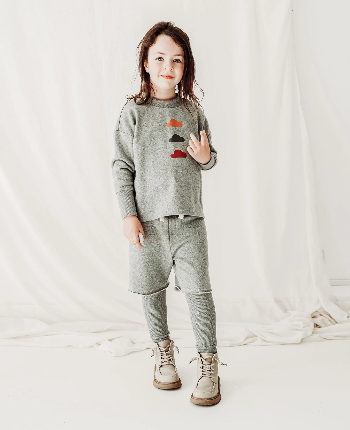 PETITE REVERY COMBO LEGGINGS STONE - baby enRoute