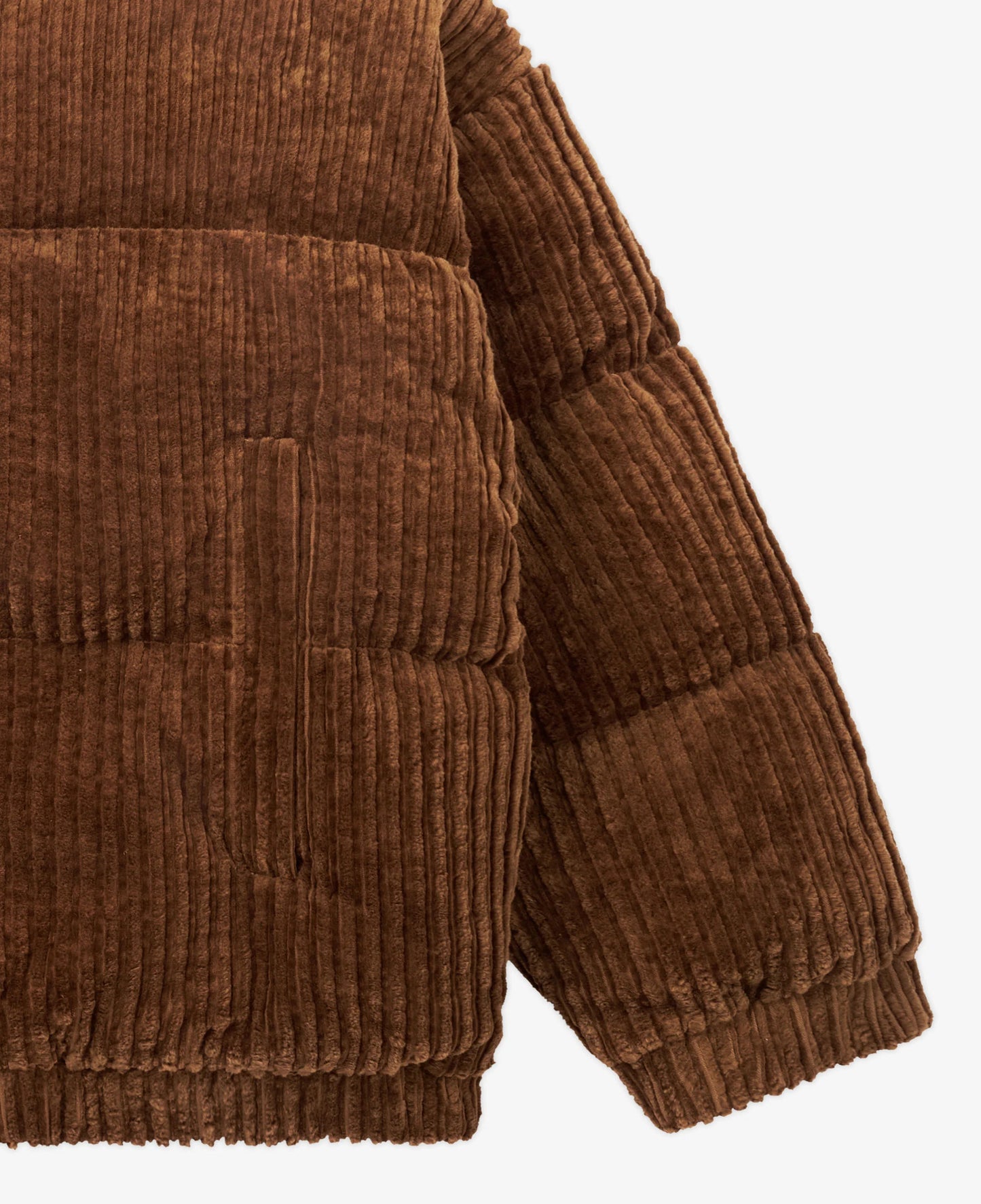 PETITE REVERY CORDUROY PUFFER COAT COCOA - baby enRoute
