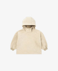PETITE REVERY RECYCLED FLEECE HOODED PULLOVER OAT