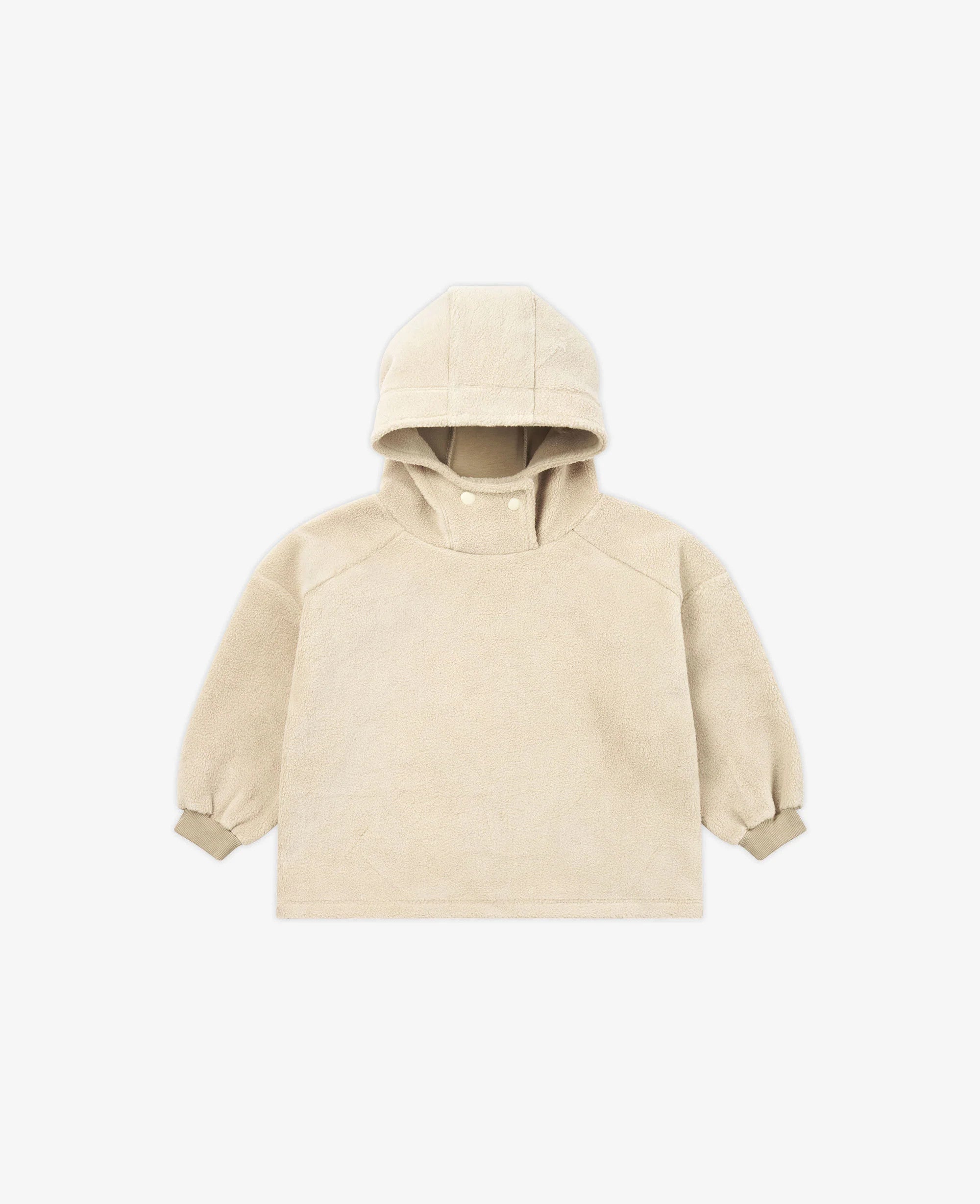 PETITE REVERY RECYCLED FLEECE HOODED PULLOVER OAT