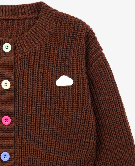 Petite Revery Knit Cardigan Cocoa