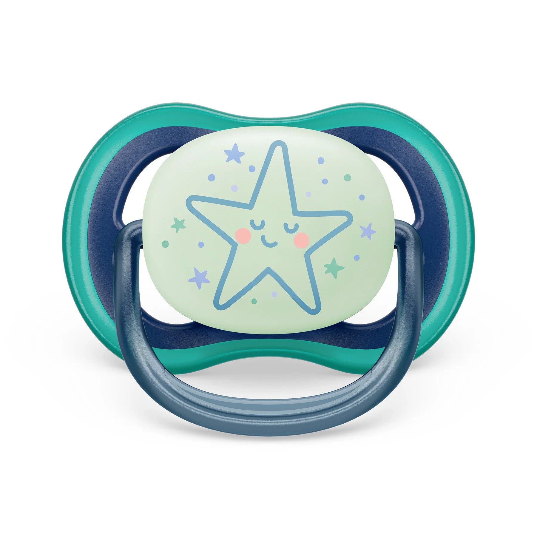 Philips Avent Ultra Air Pacifier Nighttime Sleeping Star And Moon 2 Pack (6-18M)