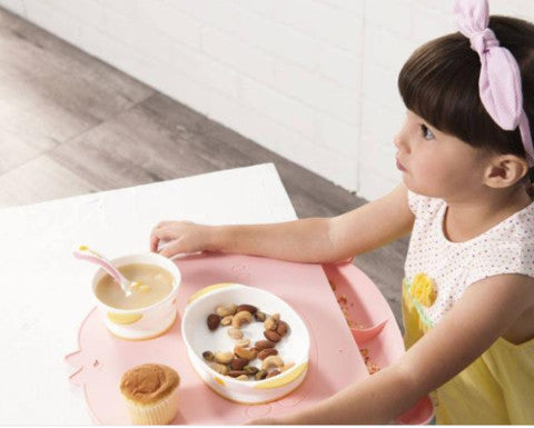 PIYO PIYO FOODIE SILICONE PLACEMAT YELLOW - baby enRoute