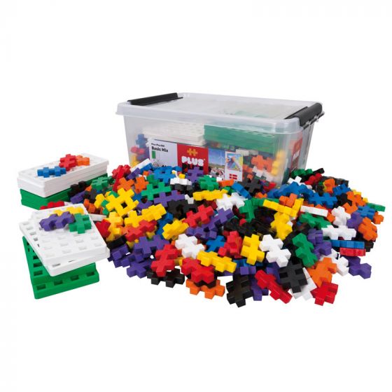 PLUS-PLUS BIG EDUCATIONAL 400 PCS + 10 BASEPLATES