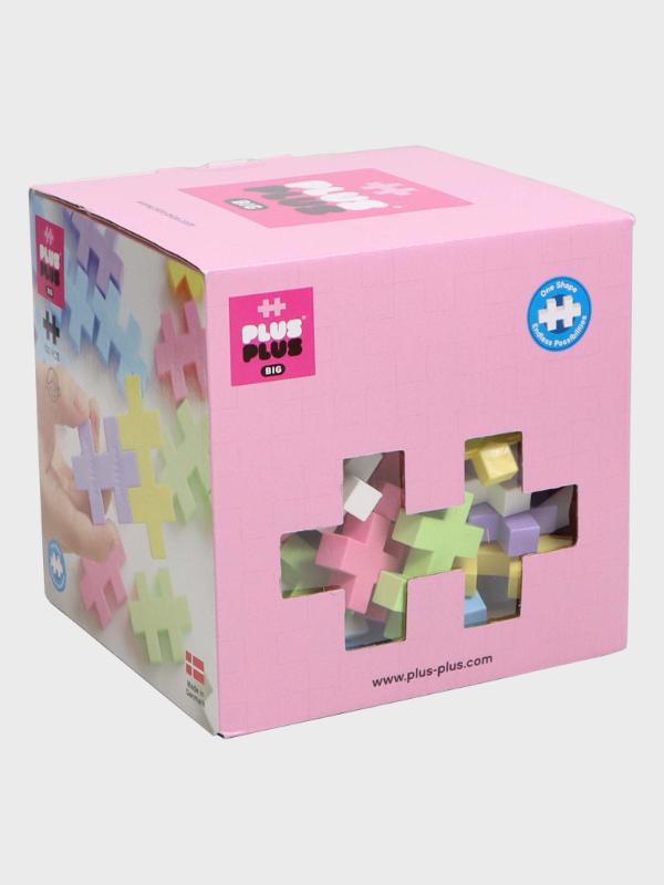 PLUS-PLUS BIG PASTEL MIX / 100 PCS
