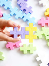 PLUS-PLUS BIG PASTEL MIX / 100 PCS