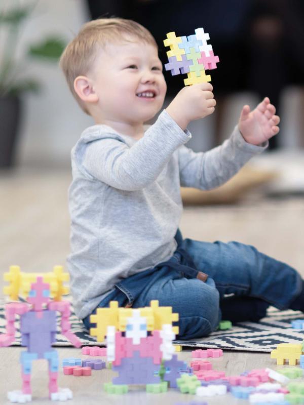 PLUS-PLUS BIG PASTEL MIX / 100 PCS