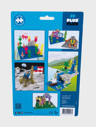 PLUS-PLUS DISPLAY / BLUE/GREY BASEPLATES