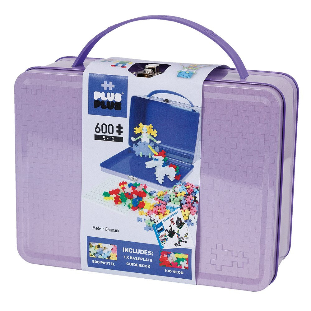 PLUS-PLUS METAL SUITCASE PASTEL 600 PCS